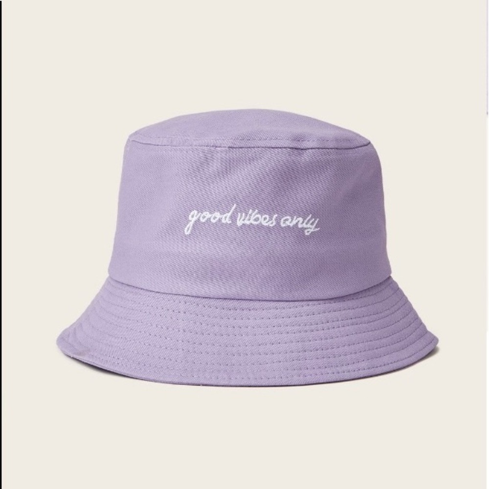 **LAST ONE** “Good Vibes Only” Purple Hat